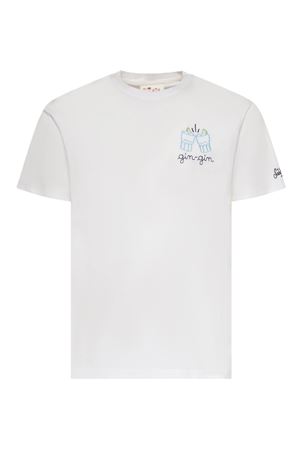 T-Shirt Portofino Man In Cotone Con Stampa Frontale MC2 SAINT BARTH | T-shirt | POT000104379L